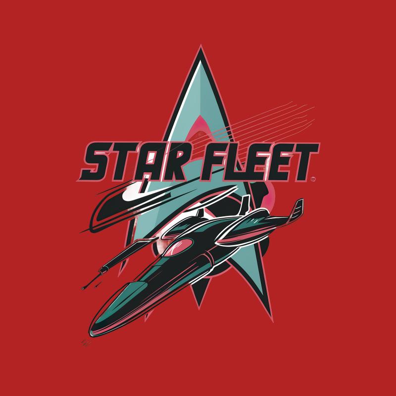 Sci-Fi Space Ship Graphic Tee, Star Fleet Inspired Unisex T-Shirt, Casual Comfortable Cotton Top, Unique Galactic Design Shirt Male T-Shirt