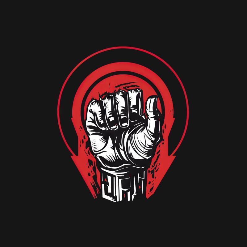 Revolution Fist T-Shirt, Bold Red Graphic Tee, Activist Power Symbol Shirt, Unisex Political Statement Casual Wear Female T-Shirt