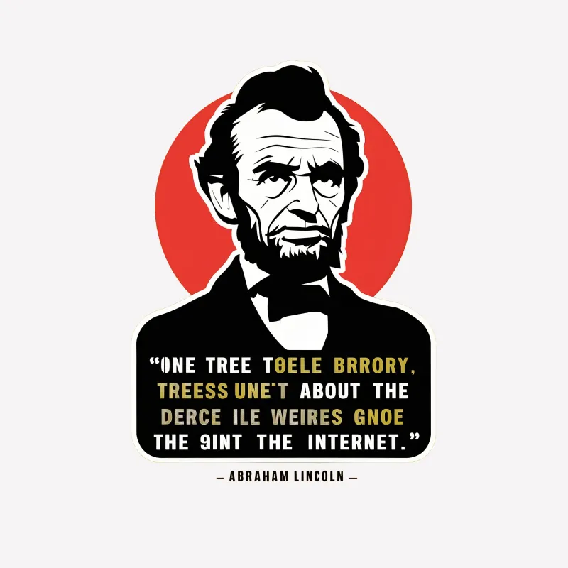 Abraham Lincoln Quote T-Shirt, Graphic Tee, Presidential Wisdom Shirt, Funny Internet Meme, Historical Figure Apparel Female T-Shirt