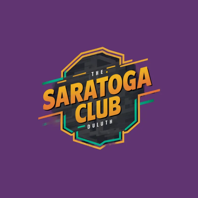 Vintage Saratoga Club Duluth Graphic Tee, Retro Style City T-Shirt, Unisex Casual Shirt Male T-Shirt