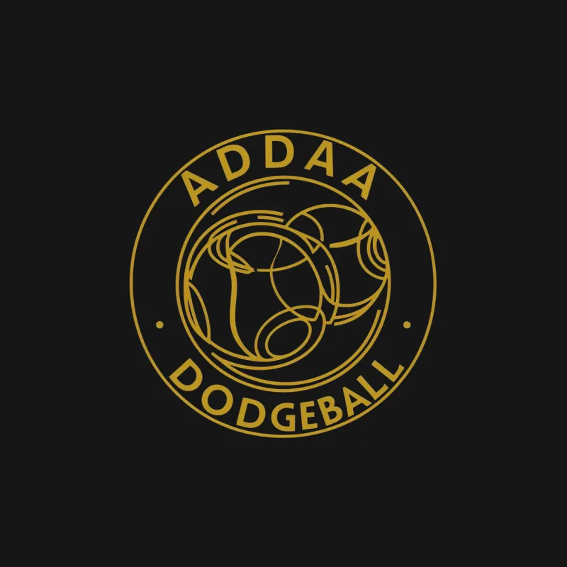 ADDAA Dodgeball Club Graphic T-shirt, Vintage-Inspired Sports Tee, Unisex Cotton Shirt Male T-Shirt