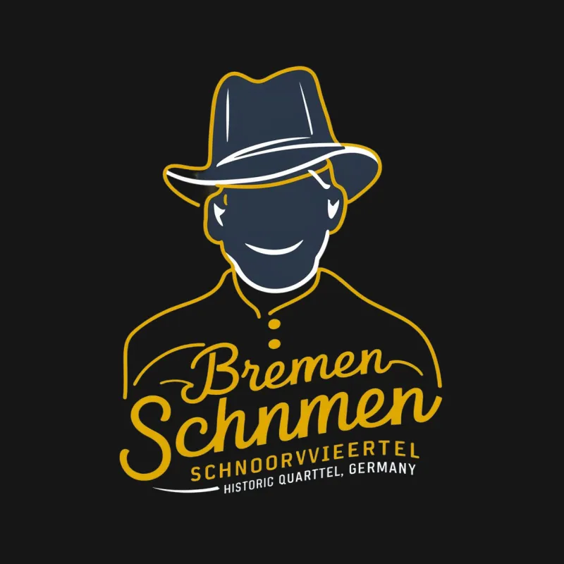 Bremer Schnoorviertel Historic Quarter Germany Silhouette T-Shirt, Stylish Travel Tee Male T-Shirt