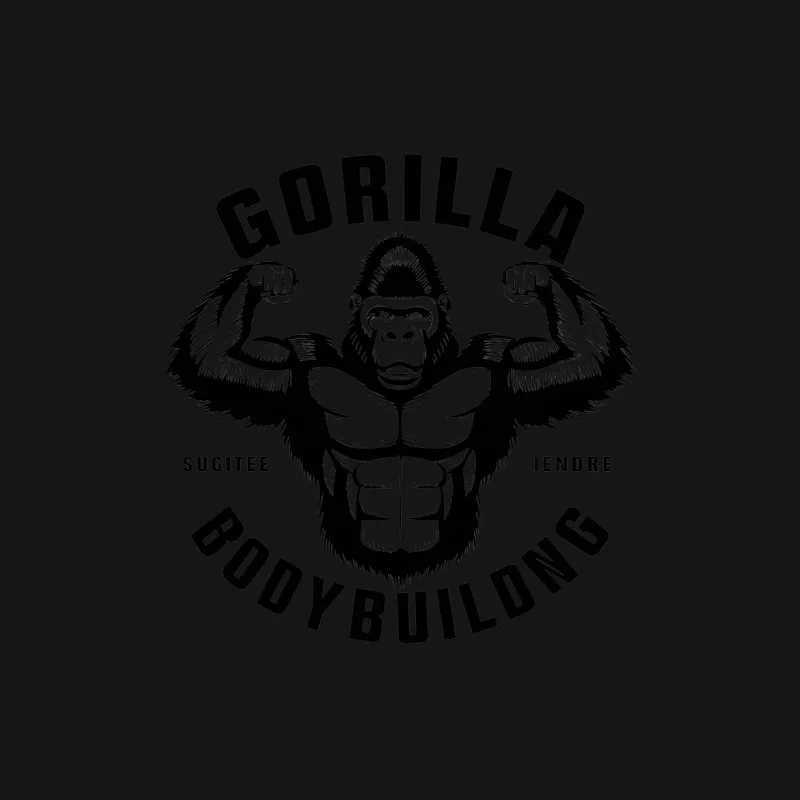 Gorilla Bodybuilding T-Shirt, Muscle Gorilla Graphic Tee, Fitness Gym Shirt, Workout Gear for Men and Women Female T-Shirt