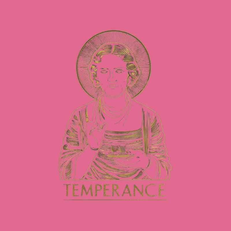 Temperance Tarot Card T-Shirt, Vintage Style Gold Print, Spiritual Graphic Tee, Unisex Male T-Shirt