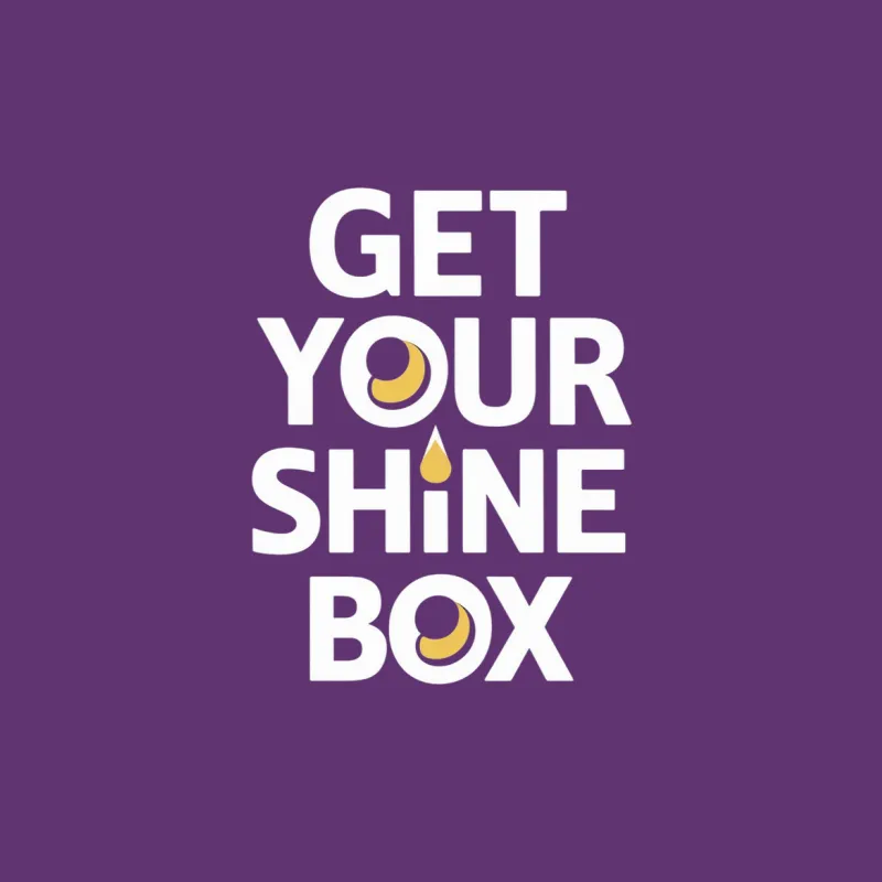 Get Your Shine Box T-Shirt, Bold Black and White Graphic Tee, Inspirational Quote Shirt, Casual Fashion Male T-Shirt