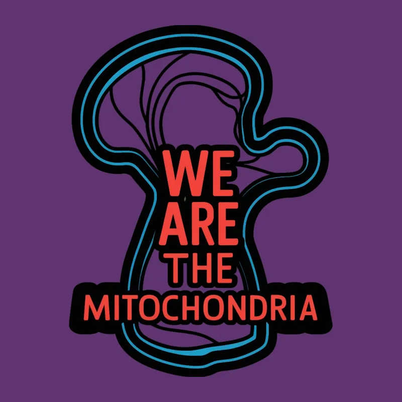 Unique Mitochondria Graphic T-Shirt, We Are The Mitochondria, Fun Science Tee, Unisex Apparel Male T-Shirt