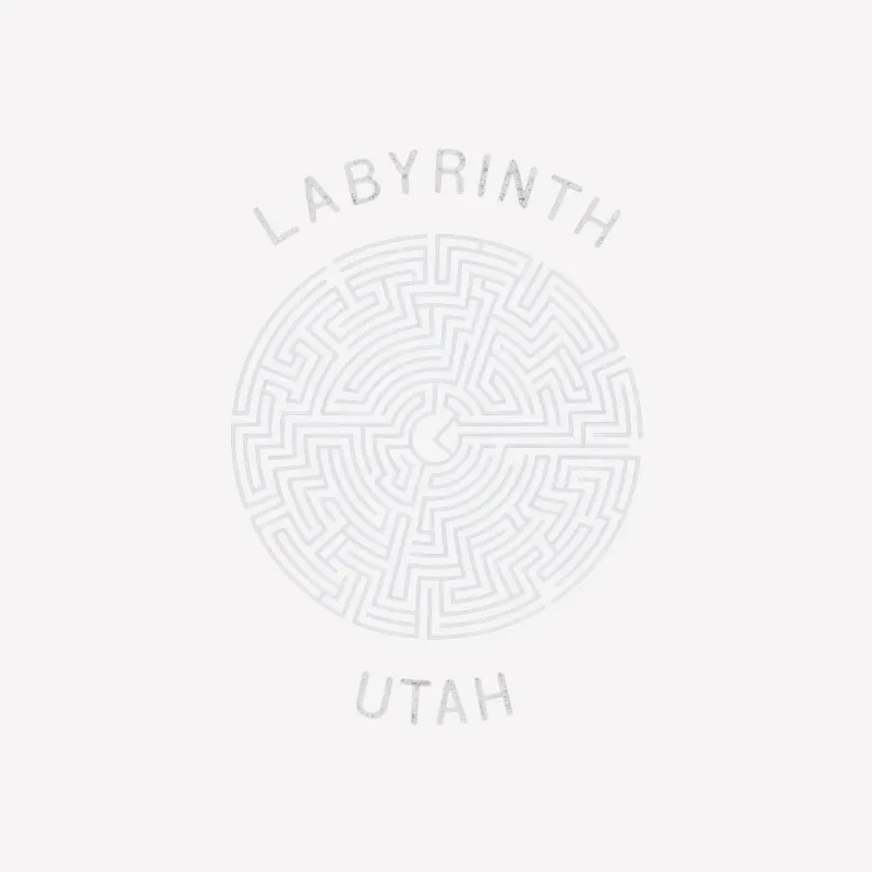 Labyrinth Utah Maze Graphic T-Shirt, Stylish White Maze Design Tee, Unisex Cotton Shirt for Casual Wear Male T-Shirt