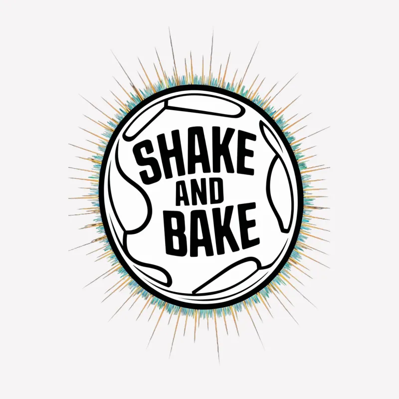 Shake and Bake Soccer Ball T-Shirt, Sporty Graphic Tee, Unique Soccer Fan Gift Female T-Shirt