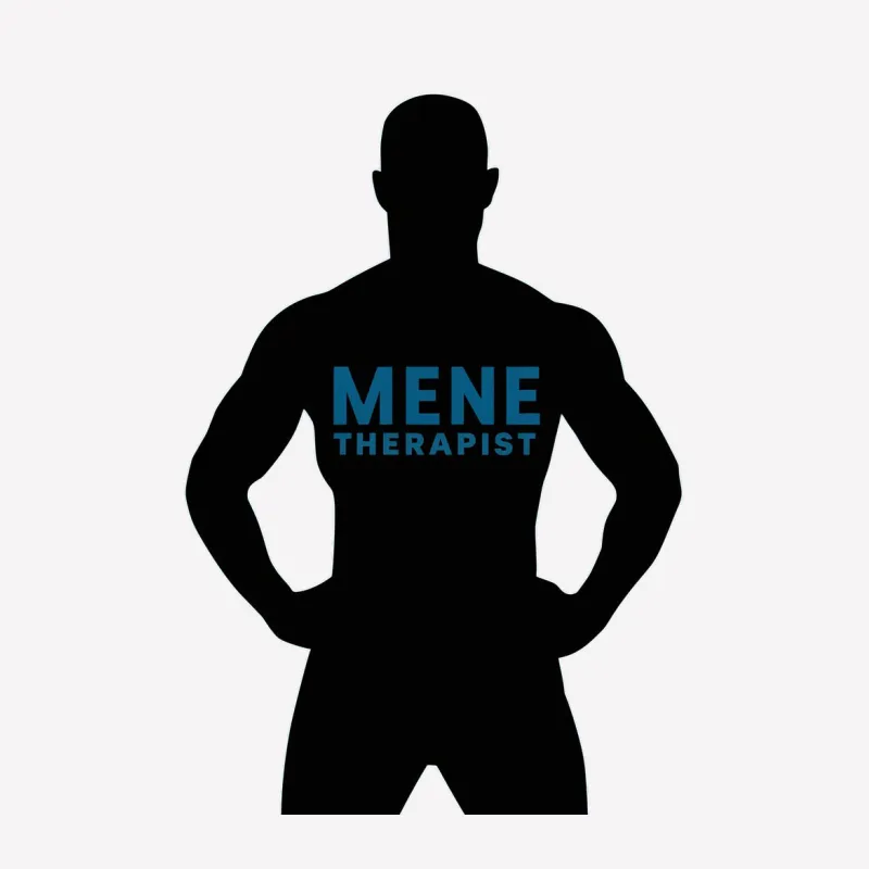 Men's Therapist Graphic T-Shirt, Silhouette Fitness Inspired Casual Wear, Unique Men's Apparel, Gift for Him Male T-Shirt