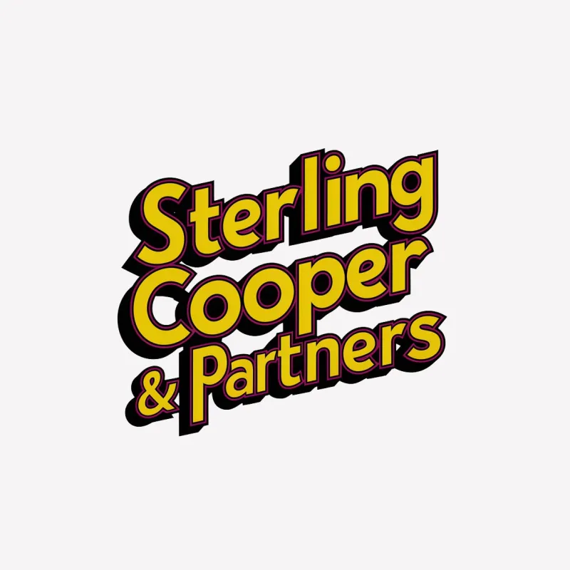 Retro Sterling Cooper and Partners Logo T-Shirt, Vintage Advertising Fan Tee, Unique Graphic Design Shirt, Classic TV Show Merchandise Male T-Shirt