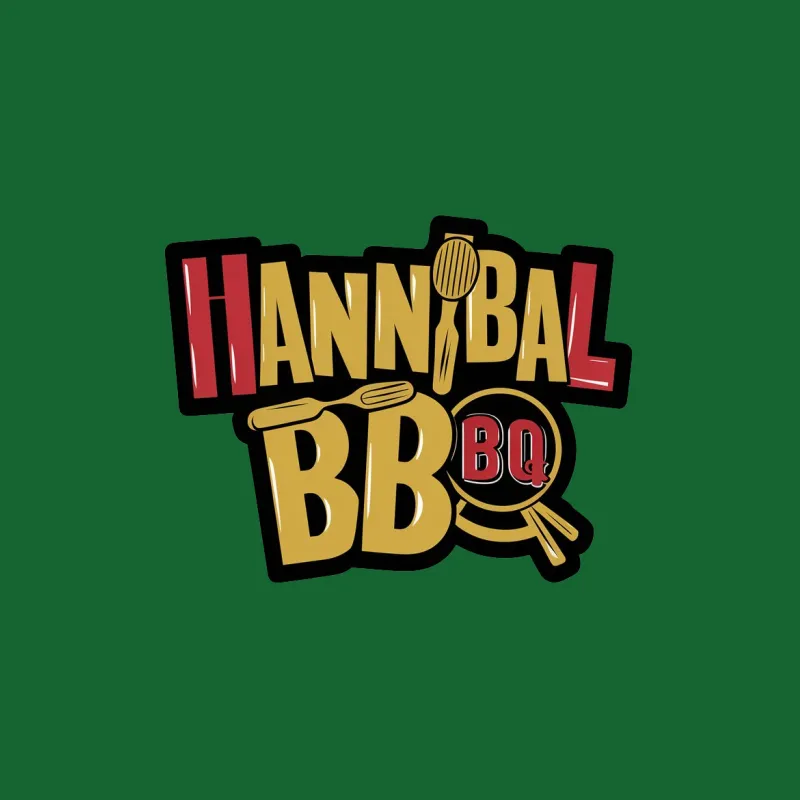 Hannibal BBQ Graphic T-Shirt, Vintage Style Barbecue Tee, Food Lover Gift, Unisex Shirt Design Male T-Shirt