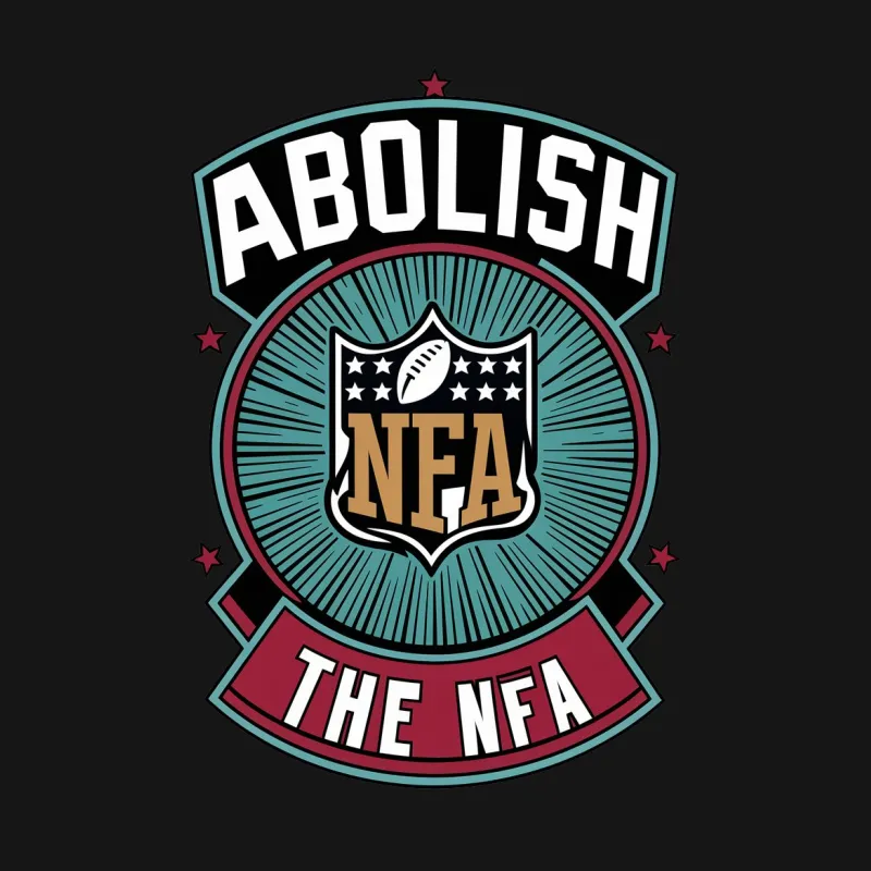 Abolish The NFA T-Shirt, Bold Political Statement Tee, Activist Apparel, Unisex Fashion Male T-Shirt