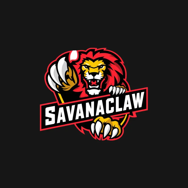 Savanaclaw Lion Mascot T-Shirt, Bold Graphic Lion Design Tee, Unisex Casual Wear Female T-Shirt