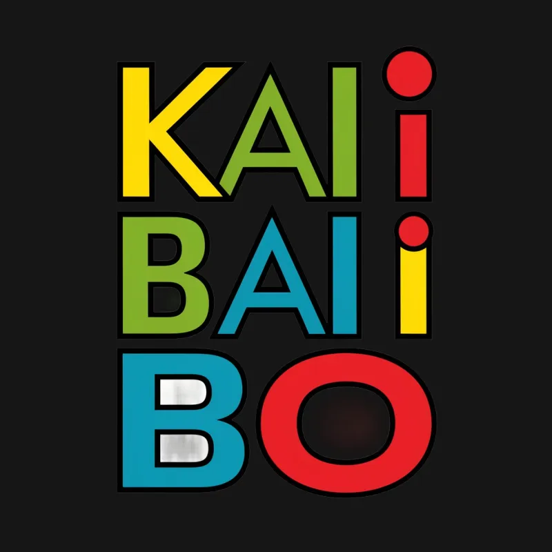 Colorful Kai Bai Bo Game Graphic T-Shirt, Fun Korean Finger Game Inspired Tee, Unisex Casual Streetwear Male T-Shirt