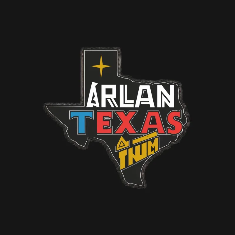 Texas Arlan Star Graphic T-Shirt, Bold State Pride Fashion Tee, Unisex Female T-Shirt