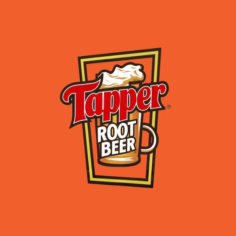 Vintage Tapper Root Beer Logo T-Shirt, Classic Beverage Brand Tee, Retro Drink Fashion, Unisex Graphic Tee Design Male T-Shirt