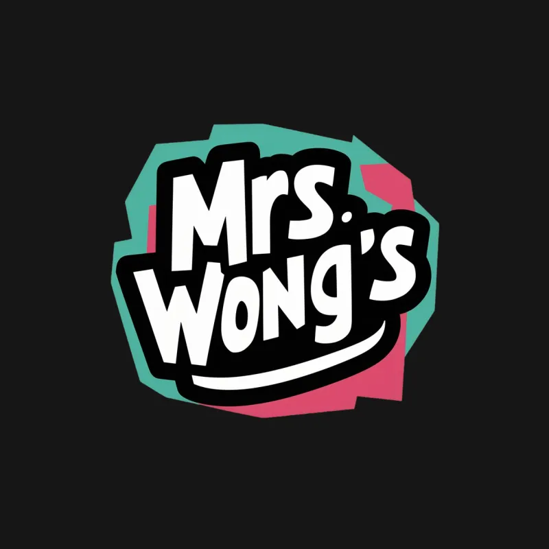 Mrs. Wong's Bold Text Graphic T-Shirt, Retro Style Typography, Urban Casual Streetwear, Unisex Fashion Tee Male T-Shirt