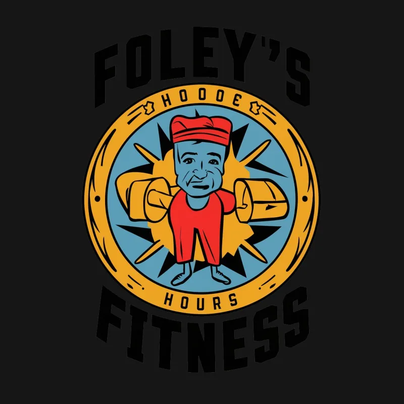 Foley's Fitness Retro Gym T-Shirt, Vintage Weightlifting Graphic Tee, Cool Workout Shirt for Men and Women Female T-Shirt