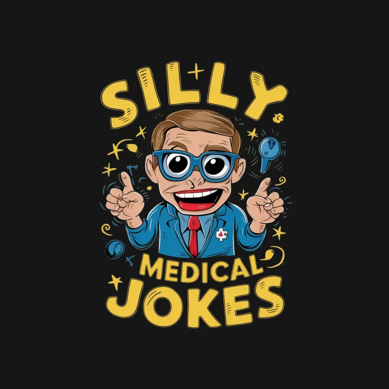 Funny Medical Jokes T-Shirt for Doctors and Nurses, Silly Humor Graphic Tee Male T-Shirt