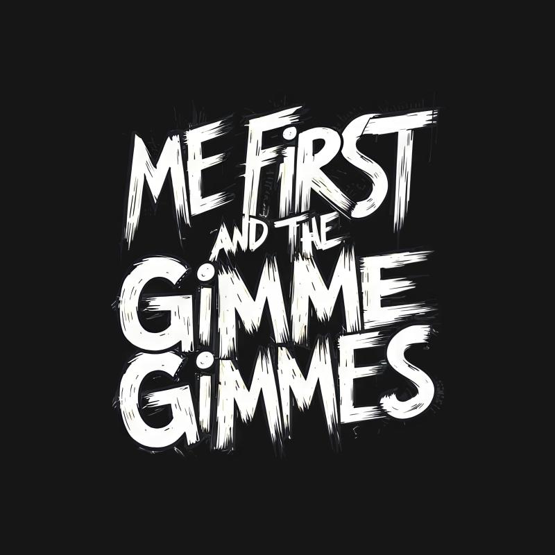 Me First and the Gimme Gimmes Band Graphic T-Shirt, Punk Rock Music Fan Apparel Female T-Shirt