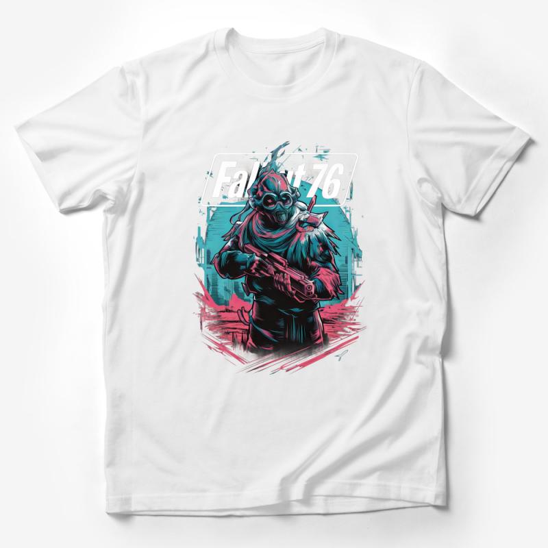 Gamer Graphic Tee, Cool Video Game Character Shirt, Unique Cyber Warrior T-Shirt, Unisex Gaming Apparel, Bold Sci-Fi Design Top Male T-Shirt