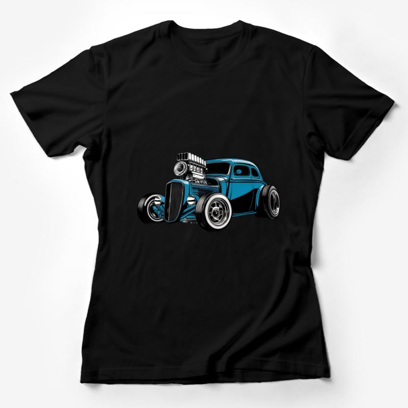 Vintage Hot Rod Graphic T-Shirt, Classic Car Enthusiast Tee, Retro Automobile Shirt, Gift for Car Lovers, Unisex Tee Female T-Shirt