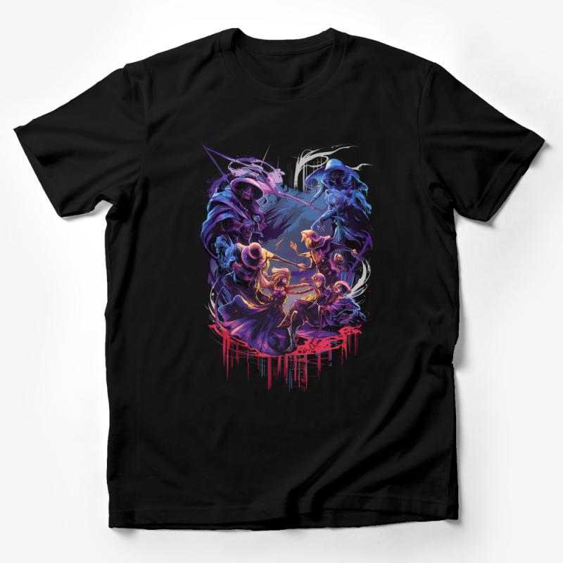 Unique Fantasy Art T-Shirt with Vivid Colors, Abstract Design, Unisex T-Shirt, Stylish and Comfortable Clothing, Cool Graphic Tee Male T-Shirt