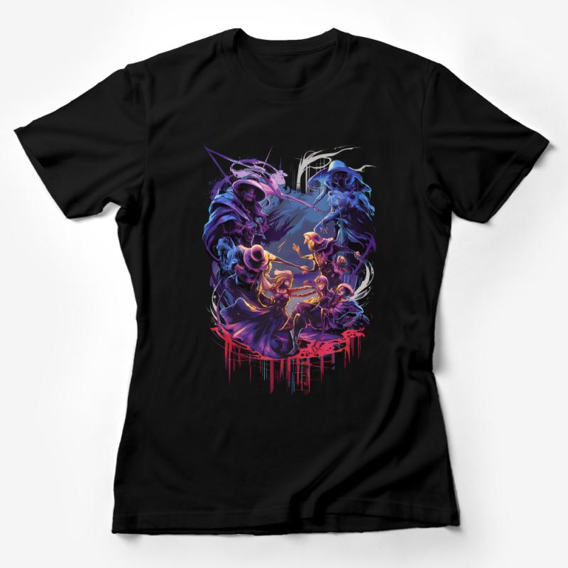 Unique Fantasy Art T-Shirt with Vivid Colors, Abstract Design, Unisex T-Shirt, Stylish and Comfortable Clothing, Cool Graphic Tee Female T-Shirt