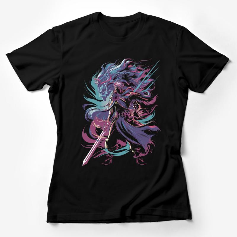 Samurai Warrior Graphic Tee, Japanese Style Artistic Illustration, Unisex Fashion T-Shirt, Cultural Apparel, Urban Streetwear, Unique Design Top Female T-Shirt