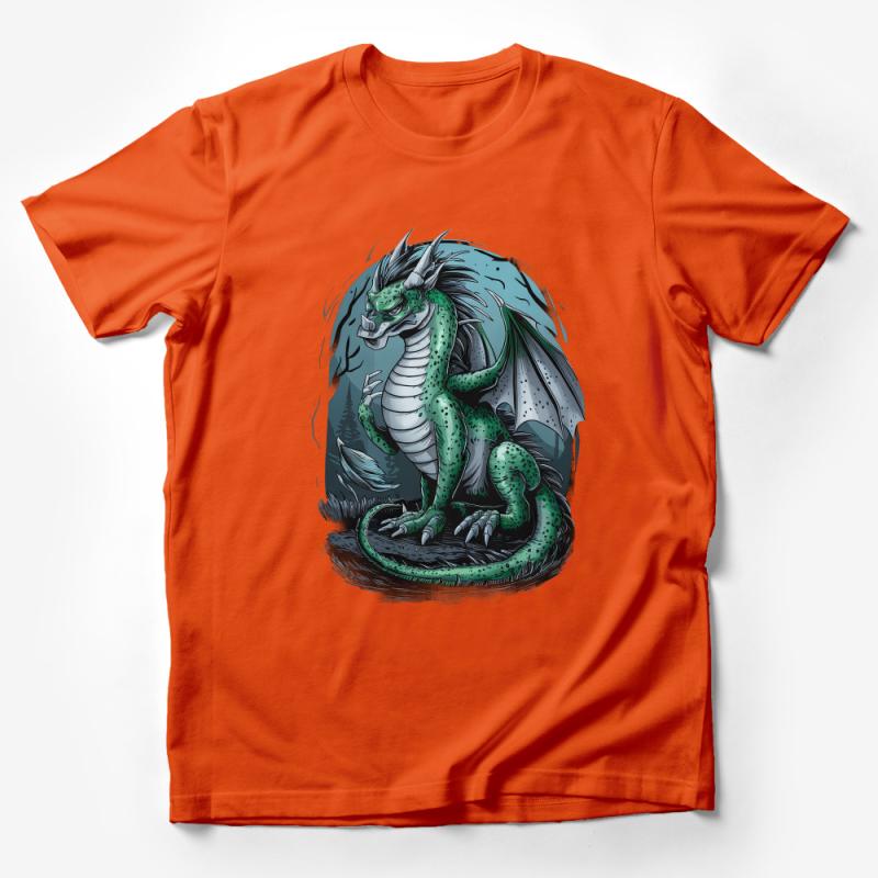 Fantasy Dragon T-Shirt, Cool Mythical Creature Tee, Unisex Graphic Shirt for Fantasy Lovers, Unique Dragon Art Apparel Male T-Shirt