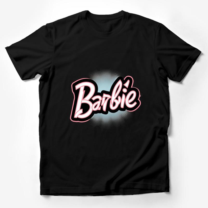 Stylish Barbie Logo T-Shirt, Classic Retro Fashion Tee, Casual Doll Brand Top, Gift for Her Male T-Shirt