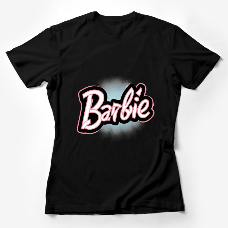 Stylish Barbie Logo T-Shirt, Classic Retro Fashion Tee, Casual Doll Brand Top, Gift for Her Female T-Shirt