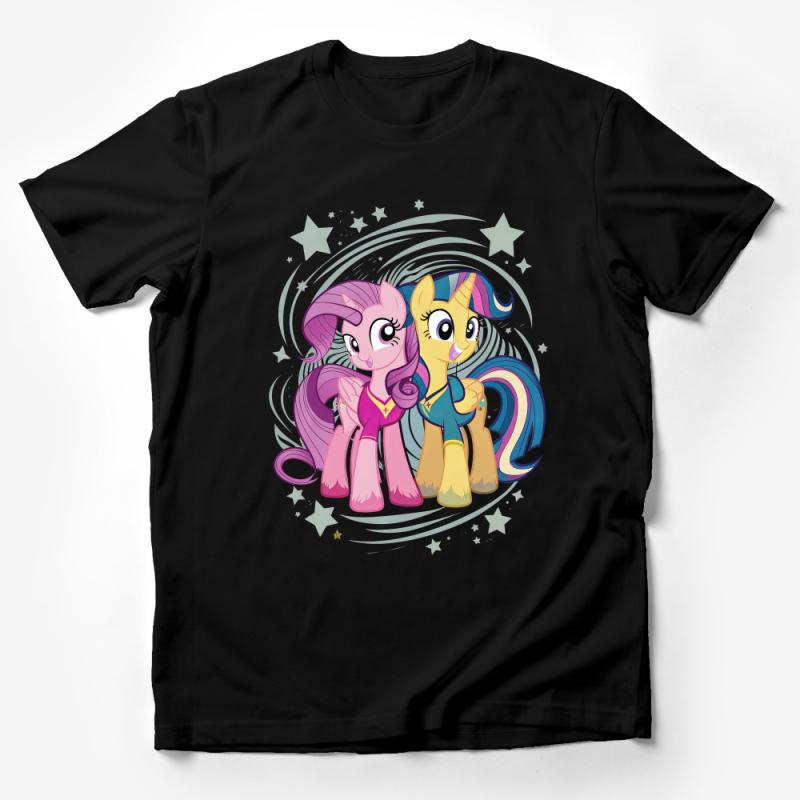 Kids Cartoon Pony T-Shirt, Cute Magical Friendship Tee, Unisex Children's Clothing, Colorful Horse Shirt, Gift for Young Fans Male T-Shirt