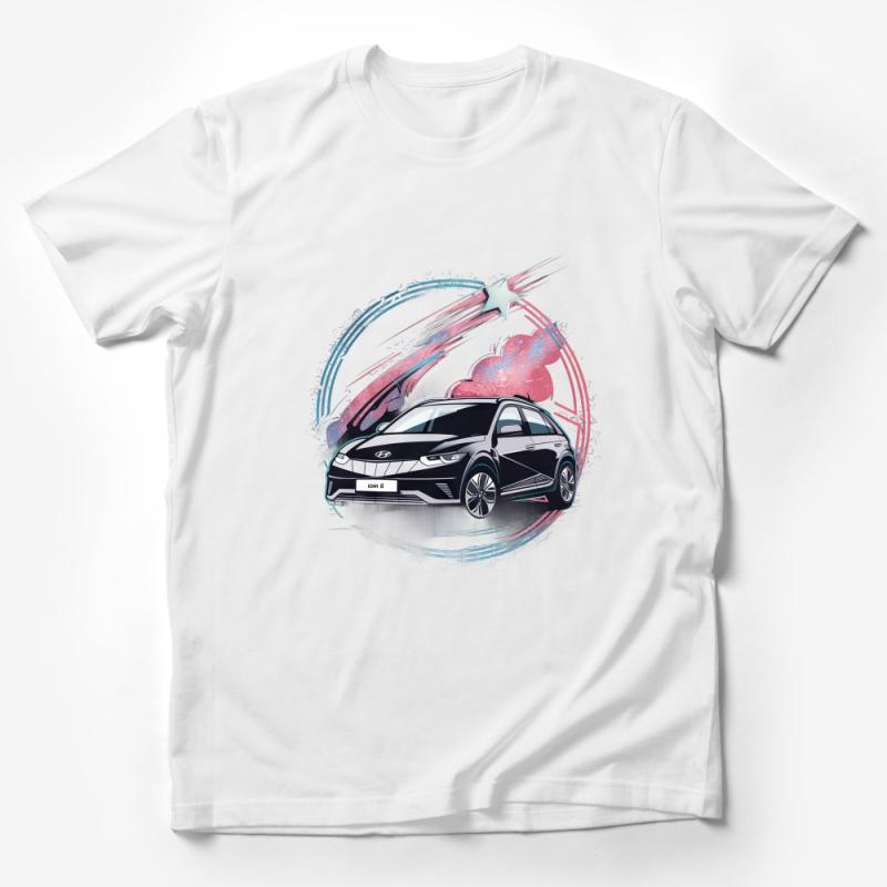 Electric Car Enthusiast T-Shirt, Stylish Modern EV Graphic Tee, Futuristic Automobile Apparel Male T-Shirt