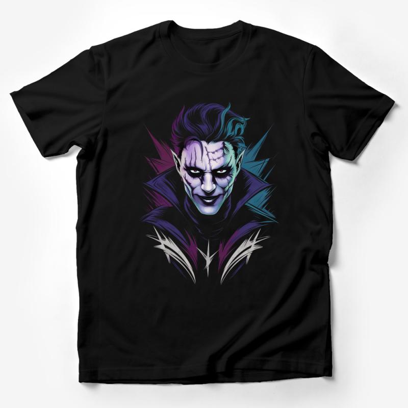 Vibrant Comic Villain T-Shirt, Cool Super Villain Graphic Tee, Unisex Pop Culture Shirt, Unique Hero Nemesis Top, Gift for Fans Male T-Shirt