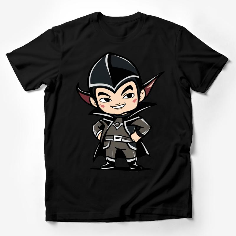 Kids Fantasy Hero T-Shirt, Cute Cartoon Warrior Character, Boys Graphic Tee, Playful Cotton Shirt, Gift for Children, Unique Design Top Male T-Shirt