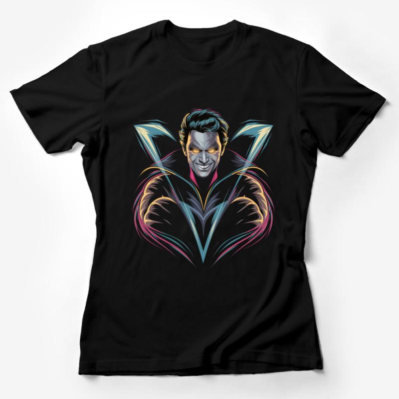 Abstract Superhero Inspired Graphic Tee, Vibrant Colors, Men's Fashion T-Shirt, Stylish Urban Streetwear, Cool Hero Design, Unique Summer Top Female T-Shirt