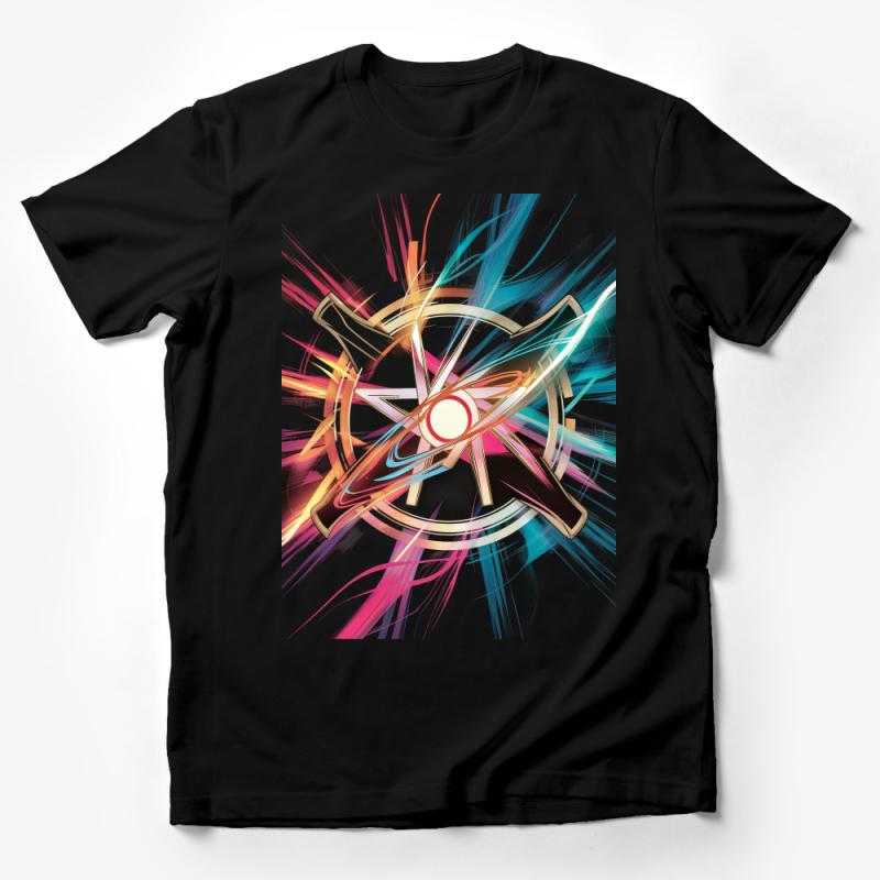 Unique Abstract Art Design Vibrant Colors Modern Aesthetic T-Shirt Unisex Male T-Shirt