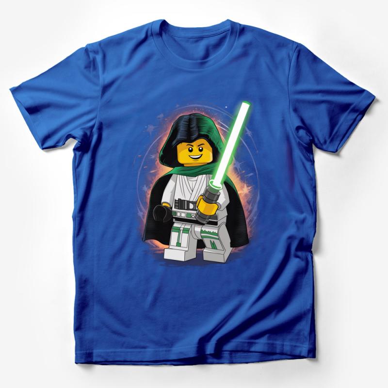 Kids Space Warrior Lego Character T-Shirt, Fun Sci-Fi Toy Graphic Tee, Unique Gift for Children Male T-Shirt