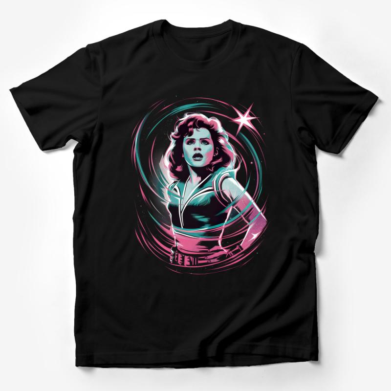 Retro Style Graphic Tee, Vintage Inspired Pop Culture T-Shirt, Unique Unisex Apparel Male T-Shirt