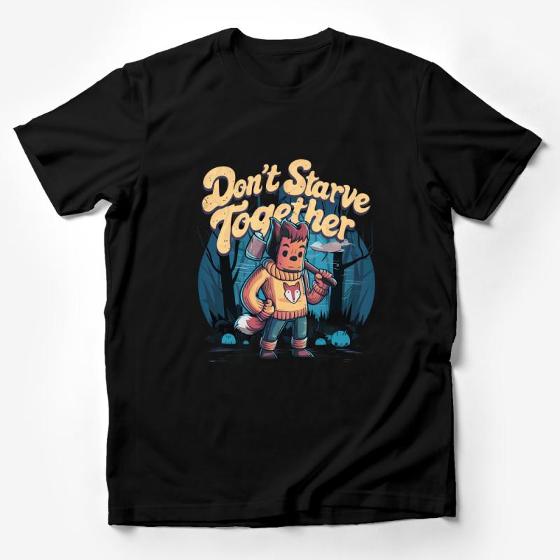 Don't Starve Together Inspired T-Shirt, Indie Game Fan Art Tee, Unisex Graphic Shirt, Casual Video Game Apparel Male T-Shirt