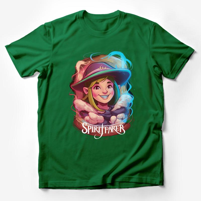 Whimsical Fantasy T-Shirt, Colorful Spiritfarer Fan Art, Unique Illustration, Unisex Tee Male T-Shirt