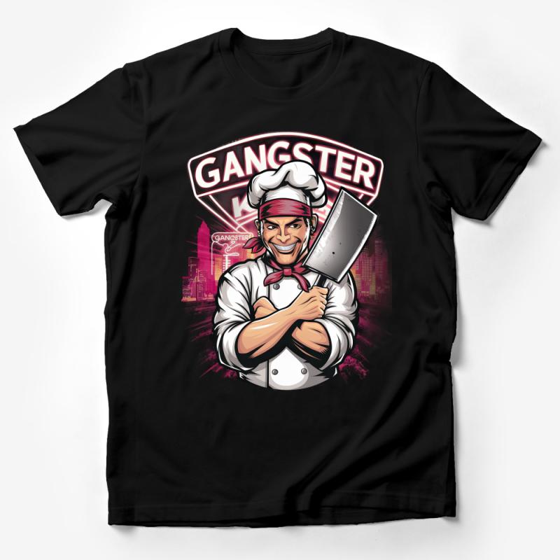 Urban Chef Gangster Kitchen Unique Graphic Tee, Cool Culinary Fashion Statement T-Shirt Male T-Shirt