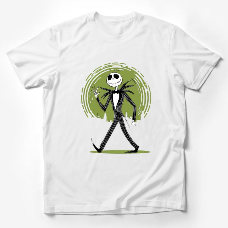 Skeleton Cartoon Character T-Shirt, Animated Skeleton Dance, Unisex Adult and Kids Tee Male T-Shirt