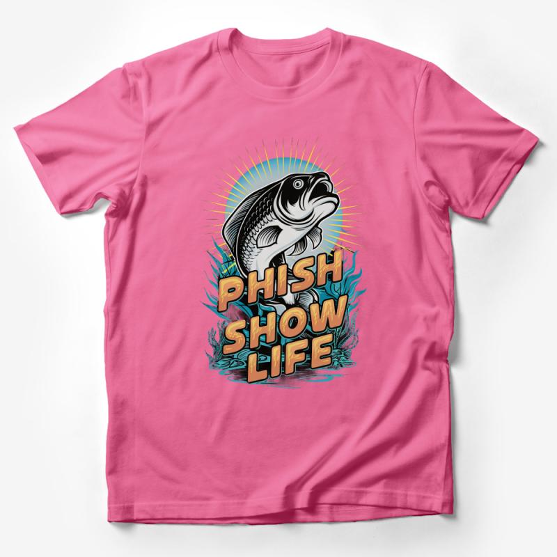 Phish Show Life Graphic T-Shirt for Concert Goers, Unique Fishing Tee, Music Lover Shirt, Festival Apparel, Unisex Clothing Male T-Shirt