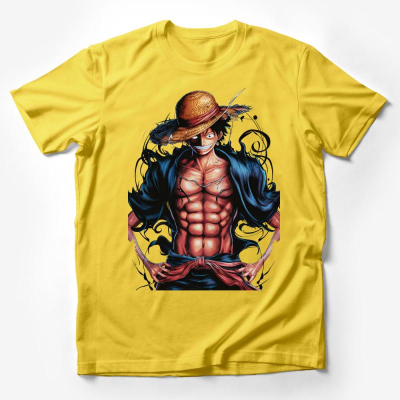 Anime Inspired T-Shirt, Graphic Tee, Cool Manga Character Design, Casual Unisex Clothing Male T-Shirt