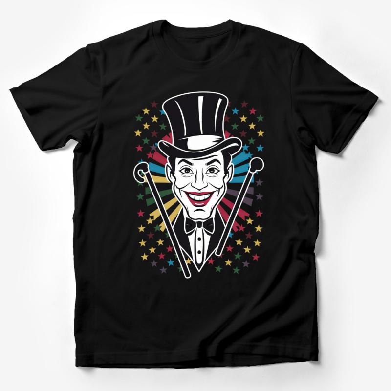 Retro Circus Ringmaster T-Shirt, Vintage Circus Master Top, Fun Carnival Tee, Unisex Adult Clothing, Gift for Circus Lovers Male T-Shirt