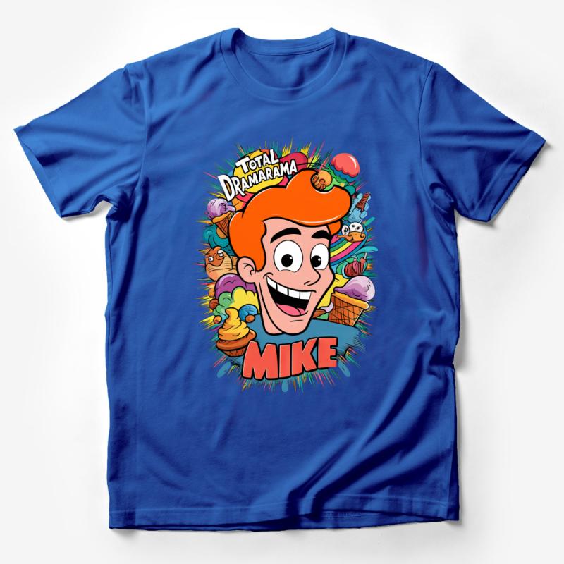 Vibrant Cartoon Character T-Shirt, Colorful Graphic Tee, Fun Animated Clothing, Unique Unisex T-Shirt Design Male T-Shirt