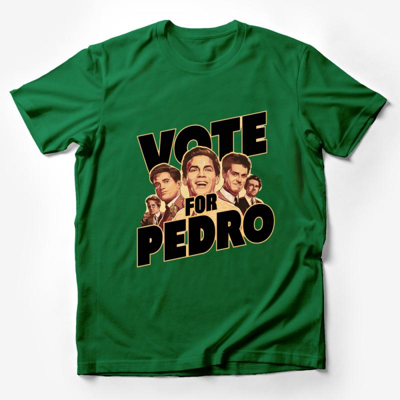 Unisex Vote For Pedro Graphic Tee, Funny Movie Quote T-Shirt, Cult Classic Film Fan Shirt, Retro Style Casual Wear, Soft Cotton Top Male T-Shirt