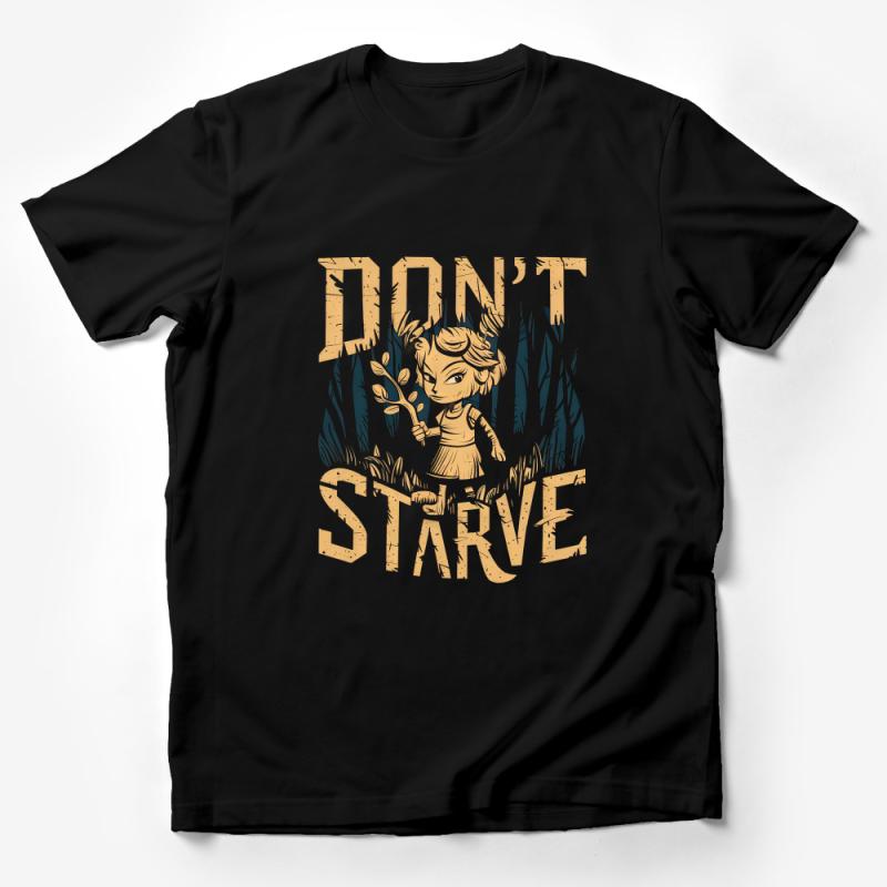 Don't Starve Indie Game Character T-Shirt, Unique Graphic Tee, Gamer Gift, Unisex Geek Apparel Male T-Shirt